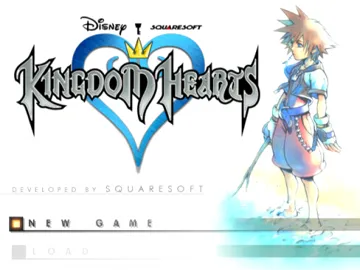 Kingdom Hearts screen shot title